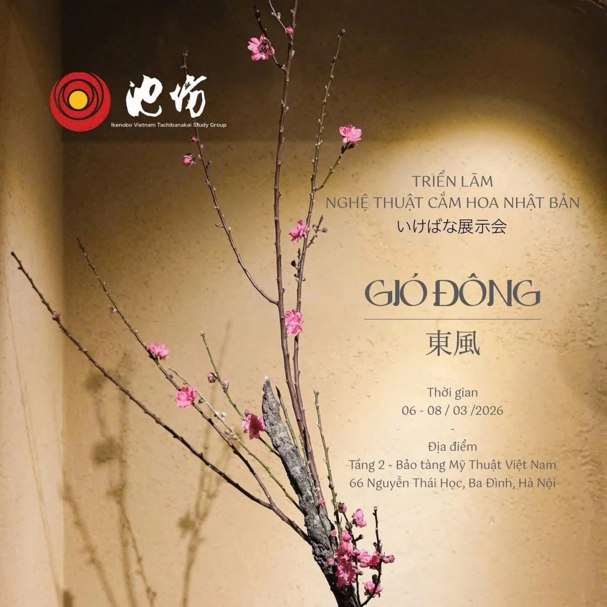 “Gio Dong” Ikebana exhibition brings Japanese flower art to Hanoi